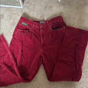 Empyre Red Corduroy Trousers